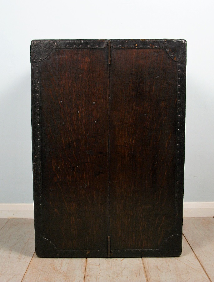 A 19TH Century Campaign Bookcase